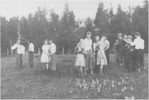 Dans på Langkåsvollen i 1943.